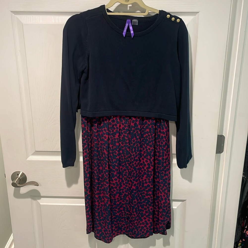 Seraphine size 8 maternity dress and sweater set